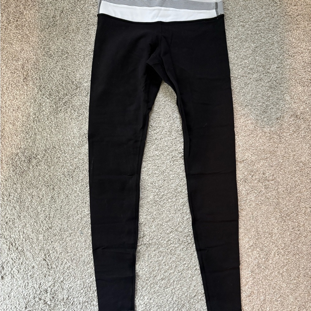 Lululemon Athletica Black and Gray Leggings